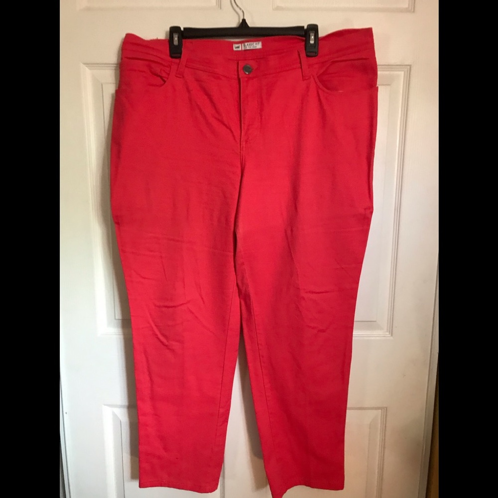 Coral pants